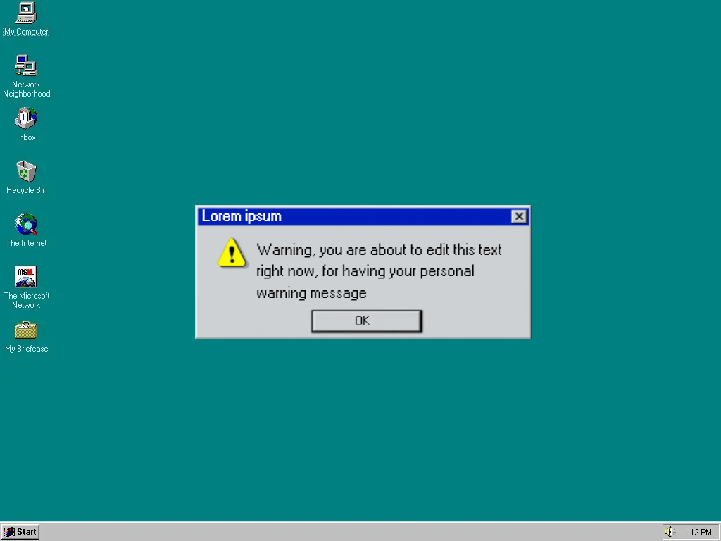 meta-mapper preset called win95 warning